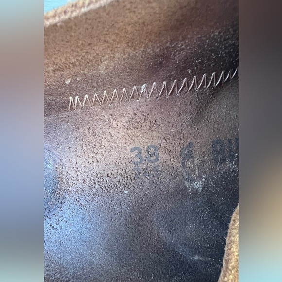 Birkenstock Buckley Clog Womens Brown Suede Mules Shoes Slip-On Sz 245 US 7-7.5 - Picture 11 of 13